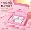Set de Maquillaje en Polvo Nude de 8 Piezas, Set de Maquillaje Mate Suave, Set de Maquillaje Completo Sencillo para Niña Rosa y Tierna