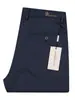 Pantalones Casuales de Hombre Marca B Primavera y Verano Delgados de Lyocell Negocios Rectos de Algodón Peinado Largos Resistentes a las Arrugas