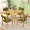 Mesas y Sillas de Comedor de Madera Maciza para Residencias de Ancianos y Centros de Enfermería, Muebles para Personas Mayores, Apartamentos Adaptados para el Envejecimiento, Mesas y Sillas