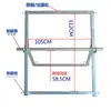 Estante para Empaquetar con Plástico de Burbujas Soporte Reforzado de Algodón Perlado Estante Multifuncional para Rollos de Papel Kraft Estante para Empaquetar Rollos
