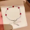 Pulseira Geométrica Patchwork Coração Zircônia Brilhante Ins Doce de Nicho com Toque de Luxo Joia de Mão Versátil Dopamina