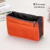Bolsa de Viaje Multifuncional Gruesa de Sarga con Doble Cremallera para Almacenamiento de Cosméticos Digitales Bolsa Interior de Gran Capacidad Bolsa Central