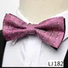 Gravata Borboleta Masculina para Negócios, Casamento, Festa, Traje de Noite, Gravata Borboleta de Poliéster Seda Jacquard, Gravata Borboleta Formal Retro de Alta Qualidade