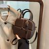 Bolsa popular deste ano feminina outono e inverno 2022 nova moda cor sólida grade cruz bolsa de ombro mensageiro bolsa quadrada pequena portátil