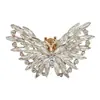 Accesorios para Zapatos de Novia, Decoraciones Desmontables, Combinables Libremente con Hebillas de Zapato de Pedrería de Vidrio, Pinzas para Zapatos de Mariposa de Cristal Marquise
