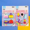Conjunto de Borrachas Qihao para Meninos e Meninas Conjunto de Borrachas de Modelagem Simulada Borracha Removível Prêmio de Formatura para Estudantes