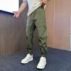 2024 Nuevo Estilo de Verano Bordado Deportivo Cordón Casual Pantalones Douyin Kuaishou Celebridad de Internet Versátil Casual Pantalones Rectos para Hombre