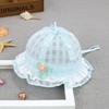 Chapéu de Princesa de Flor de Renda Verão Fino Chapéu Infantil Proteção Solar Bebê Masculino e Feminino Chapéu de Sol Mz5922 Cor Clara