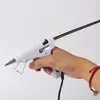 Pistola de pegamento caliente de 20W con boquilla de aluminio, ligera y portátil, compatible con barras de pegamento de 7 mm, adecuada para uso industrial y doméstico, directo del fabricante