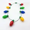 Collar Luminoso de 9 Bombillas Transfronterizo Amazon Festival Europeo y Americano Fiesta Regalos Luminosos Venta al por Mayor Decoración de Navidad Halloween