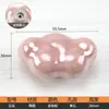 Coração Cartoon Nuvem Colorida Cerâmica Porta de Guarda-Roupa Gaveta Fofa Infantil Puxador Pequeno para Móveis Estilo Europeu
