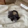 Goma para el pelo con lazo de estampado de leopardo para mujer, nuevo modelo 2026, diadema de alta gama para moño, cuerda elástica para el pelo con alta elasticidad