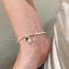 Pulsera de Estrellas de Plata con Zirconia Super Flash Lujo Asequible Sentido del Diseño Nicho Exquisita Pulsera Versátil para Mejor Amiga Pulsera de Novia