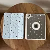 Fundo Azul Estrelado Coreano Adequado para Capa Protetora de Tablet iPad Apple Pro Separação Magnética Mini Listrado Slot para Caneta Air