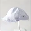 Sombrero de Pescador Unisex de Color Sólido con Parches, de Doble Uso, con Ala Plegable, Simple y Único, Sombrero de Sol Versátil y de Moda