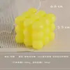 Viento Ins Celebridad de Internet Forma Creativa de Cubo de Rubik Vela de Aromaterapia de Burbujas Venta al por Mayor Hogar Sencillo Adornos de Velas de Aromaterapia