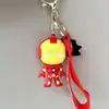 Llaveros de Superhéroes de Dibujos Animados Transfronterizos, Artículos para Puestos con Forma de Anillo, Artículos Pequeños para Mochilas Escolares de Estudiantes, Venta al por Mayor de Pequeños Regalos para Parques de Diversiones