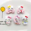 Accesorios de resina serie de luna de dibujos animados lazo Gato KT material para funda de teléfono diy pasador de taza tocado