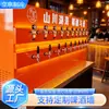 Parede de Cerveja Comercial Feita Sob Medida Dispensador de Cerveja de Barril Multi-Torneiras para Restaurantes e Bares, Máquina de Cerveja de Barril, Armário de Conservação, Refrigerador Vertical