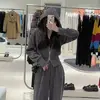 Traje Deportivo Casual Estilo Salty para Mujer, Estilo Retro de Hong Kong para Primavera y Otoño, Sudadera con Capucha Holgada Adelgazante, Conjunto de Dos Piezas a la Moda para Mujer