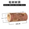 Madeira de Bétula Buraco para Hamster Túnel de Escalada para Hamster Árvore para Paisagismo Buraco na Árvore Enriquecimento Buraco para Rato Ninho Escondido Árvore para Paisagismo Artesanato