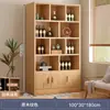 Tablero Ecológico de Madera Maciza Gabinete para Vino Montado en Pared Sala de Estar Gabinete de Almacenamiento y Exhibición Estante para Vino Comercial 2024 Nuevo Hogar Nuevo Chinoiserie