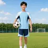 Conjunto de uniforme de fútbol para niños, secado rápido, uniforme de equipo de competición deportiva para estudiantes de primaria, camiseta personalizada profesional, traje de entrenamiento de bádminton