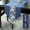 Novo Estilo Chinês Impermeável Zen Bandeira de Mesa Usável Dupla Face Mesa de Jantar Bandeira de Chá Estudo Mesa de Centro Esteira de Mesa Estilo Chinês Atacado Dropshipping