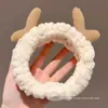 2026 Nueva Banda para el Cabello con Orejas de Ciervo Dulces Accesorios para el Cabello Aro para el Cabello de Panda Pequeño Gato Diadema para el Rostro Otoño Invierno Venta al por Mayor