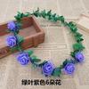 Guirnalda Casual de 6 Hojas Verdes, Accesorios, Diademas, Trenzas Estilo Bosque para el Día del Niño, Accesorios para el Cabello de Eventos, Atracciones