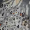Adesivos de Unha para Halloween Fantasma Travesso Escuro Fofo Caveira Cruz Adesivos de Unha Adesivos de Unha em Relevo Adesivos de Unha