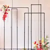 Nuevos Accesorios de Boda Hierro Forjado Fondo para Área de Bienvenida Pantalla Geométrica de Hierro Forjado Marco de Decoración de Arco para Sala de Bodas Precio