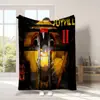 Amazon Comercio Electrónico Transfronterizo Impresión Digital Cómoda, Suave y Cálida Doble Cara Franela Halloween Manta Pequeña Manta