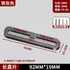 Suporte de Ângulo Espesso de Aço Inoxidável com Furo Longo Ajustável Cabeça Dupla Móvel Fixador Conector de Ângulo Reto 90 Graus Suporte de Placa Reta em Forma de L