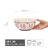 Novo Conjunto de Louça de Cerâmica Estilo Chinês para Jantar de Reunião para Uso Doméstico, Tigelas e Pratos Atacado, Tigelas Grandes, Pratos de Jantar Redondos, Tigelas e Pratos para Sopa