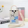 Nueva Bolsa de Teléfono Móvil de Dibujos Animados, Conveniente para Salir, Bolso de Punto Portátil, Mini Bolso Cruzado de Muñeca, Bolso de Hombro Único