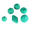 Turquesa Mineral Imitación Meiling Pixiu Cuentas Hebilla de Dragón Pulsera de Cuentas de Dragón Accesorios Culturales Vajra Estrella Luna Bodhi Accesorios