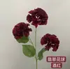 Flores Artificiais Vermelhas para Celebrações de Casamento, Flores Artificiais para Salões de Casamento, Decoração de Casa, Buquês Artificiais de Rosa, Enfeites de Flores de Seda