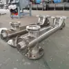 Fabricante de alimentadores tubulares de acero inoxidable totalmente sellados produce transportadores de tornillo y equipos de transporte de harina/almidón libres de polvo