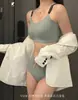 Ropa interior de gelatina nueva para mujer, sin costuras, con cinturón inglés, látex desnudo, rojo grande, talla grande, sujetador