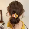 Banda de Goma Duradera de Alta Elasticidad para Recoger el Cabello Lazo de Calabaza para el Cabello Lazo para el Cabello Anillo para el Cabello Moño Accesorios para el Cabello Mujeres