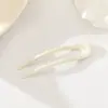 Horquilla de alta gama con forma de U y perla para mujer, horquilla moderna con cabeza esférica, accesorio para el cabello