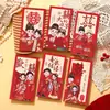 Sobres rojos para bodas, sobres rojos estilo chino nuevo, sobres de regalo de boda, caligrafía para la recepción de la novia y cambio de nombre, sobres rojos de mil yuanes