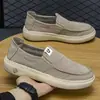 Sapatos Masculinos de Verão, Modernos e Versáteis, com Solado Macio, Finos, Respiráveis, Casuais, Estilo Britânico, Jovens, Tecido Slip-On, Atacado