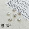 Xianqi Aleación Plata Brillante Pequeña Serpiente Toro Cuenta Tee Hecha a Mano DIY Pulsera Pulsera Material de Joyería Accesorios