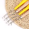 Venda Direta da Fábrica Agulha de Crochê com Cabo de Língua para Tapetes DIY Feitos à Mão, Suéteres, Perucas, Dreadlocks, Extensões de Cabelo, Ferramenta de Agulha de Crochê Grande