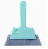Cepillo de limpieza cuatro en uno: cepillo para ventanas, cepillo para limpiar ranuras, rasqueta para quitar agua y suciedad, cepillo para grietas para quitar el polvo y un cepillo para limpiar áreas difíciles de alcanzar y bordes de ventanas