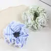 Goma para el pelo de encaje a rayas fresca, Cinta para el pelo suave y versátil estilo coreano para niñas, Elegante accesorio para el pelo estilo japonés y forestal