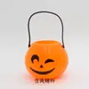 Cubo Portátil Frasco de Dulces Cubo de Calabaza Transfronterizo Halloween Caldero de Bruja Bruja DIY Festival de Fantasmas Plástico Pequeños Adornos