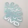 Etiquetas Metálicas, Placas de Níquel, Placas de Nombre, Señales Electroplateadas, Logo Dividido Metálico, Etiquetas de Níquel, Etiquetas Decorativas para Teléfono Móvil, Hecho a Medida